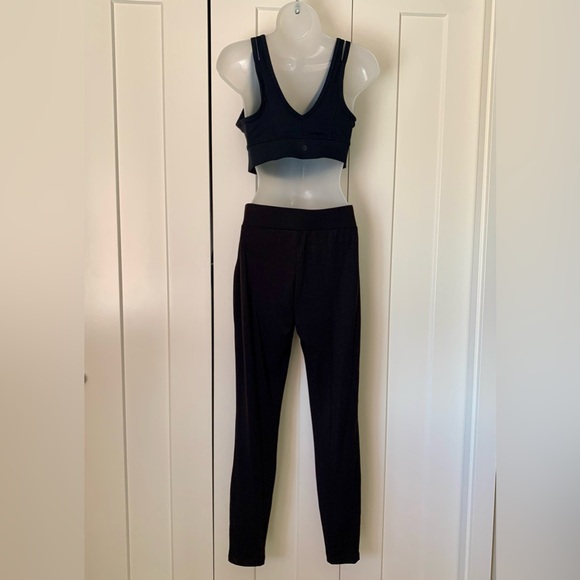 Set of A Juicy Couture black leggings and All in Motion athletic bra. - Picture 8 of 10